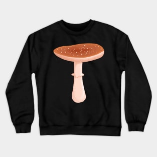 Flat Toadstool Mushroom Crewneck Sweatshirt